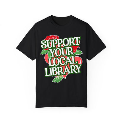 Support Your Local Library Tee