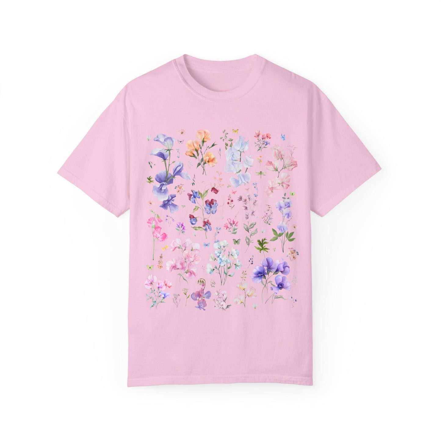 Sweet Pea Flower Tee Shirt