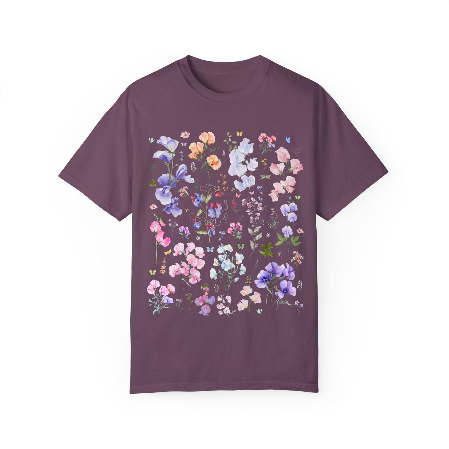 Sweet Pea Flower Tee Shirt