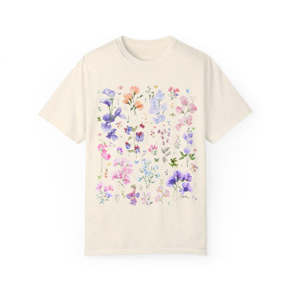 Sweet Pea Flower Tee Shirt
