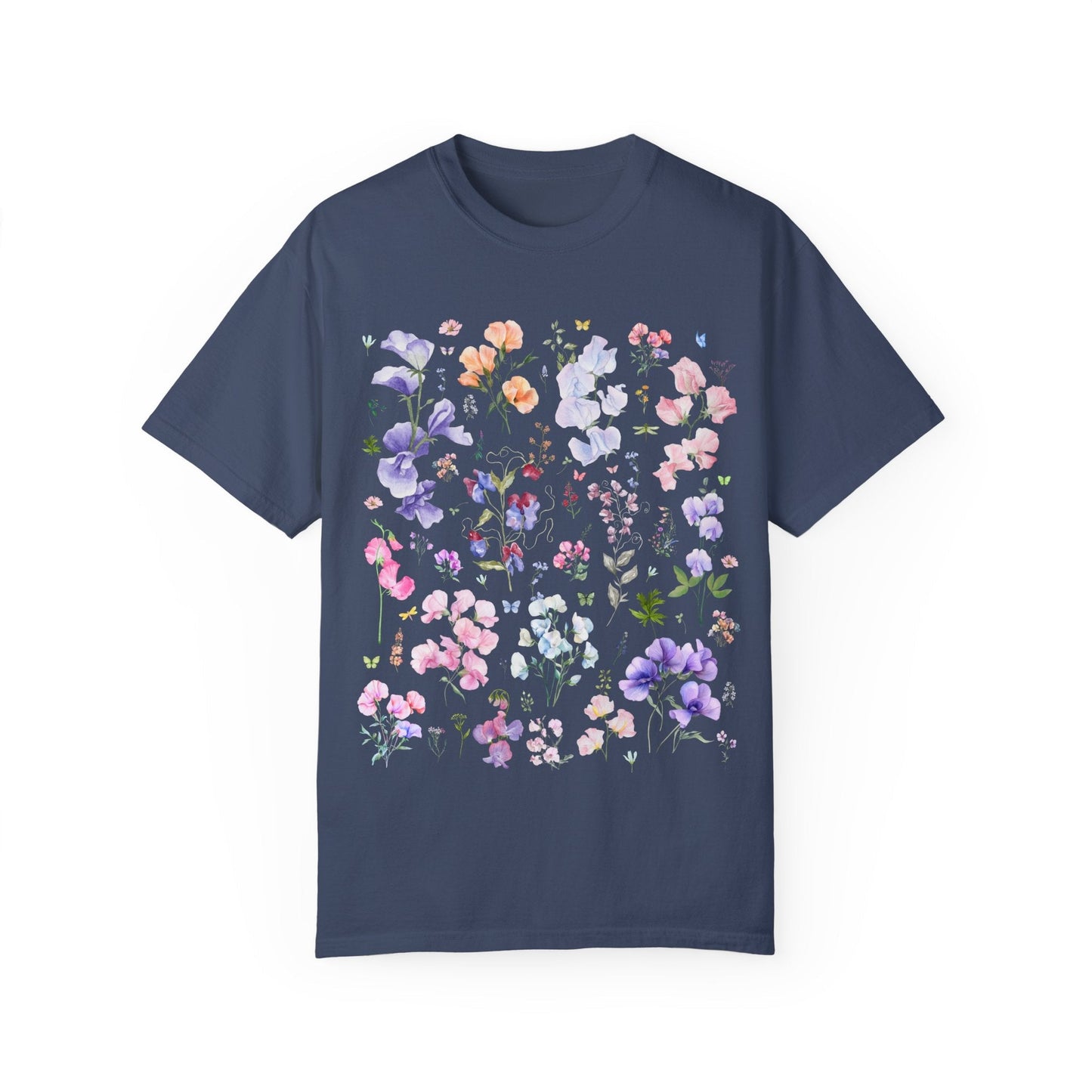 Sweet Pea Flower Tee Shirt