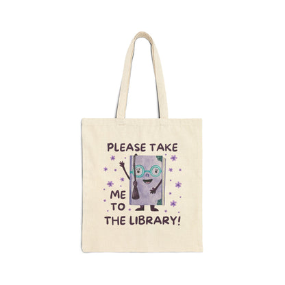 Take Me To The Library Tote