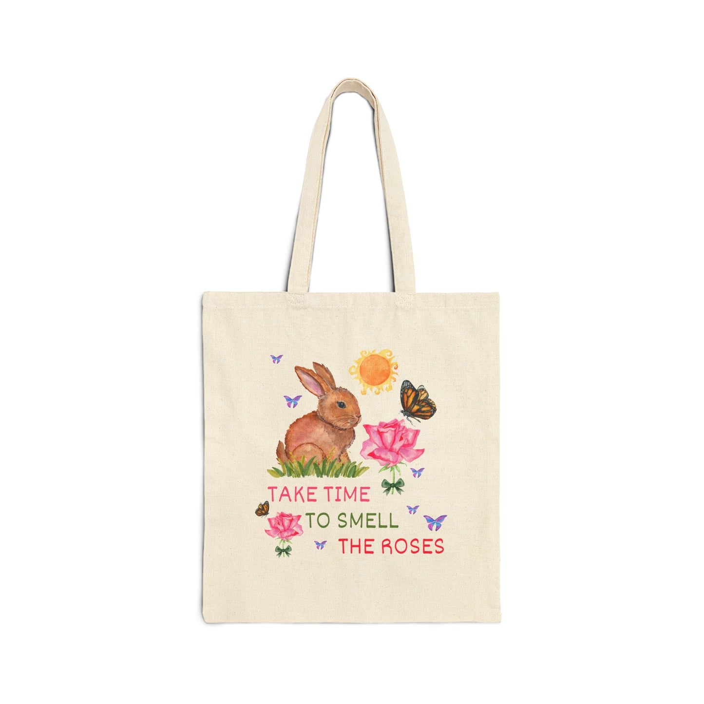 Take Time To Smell The Roses Tote Bag