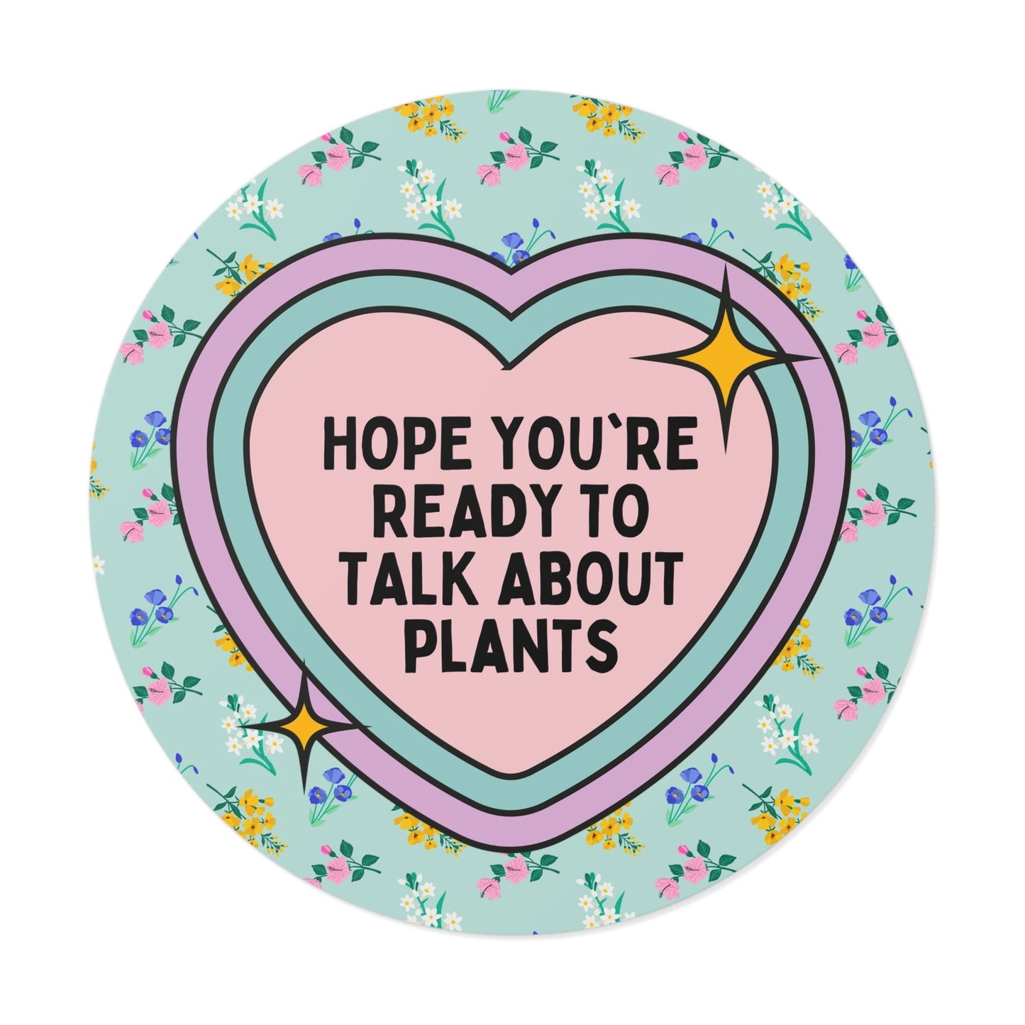 Talk About Plants Sticker