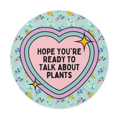 Talk About Plants Sticker