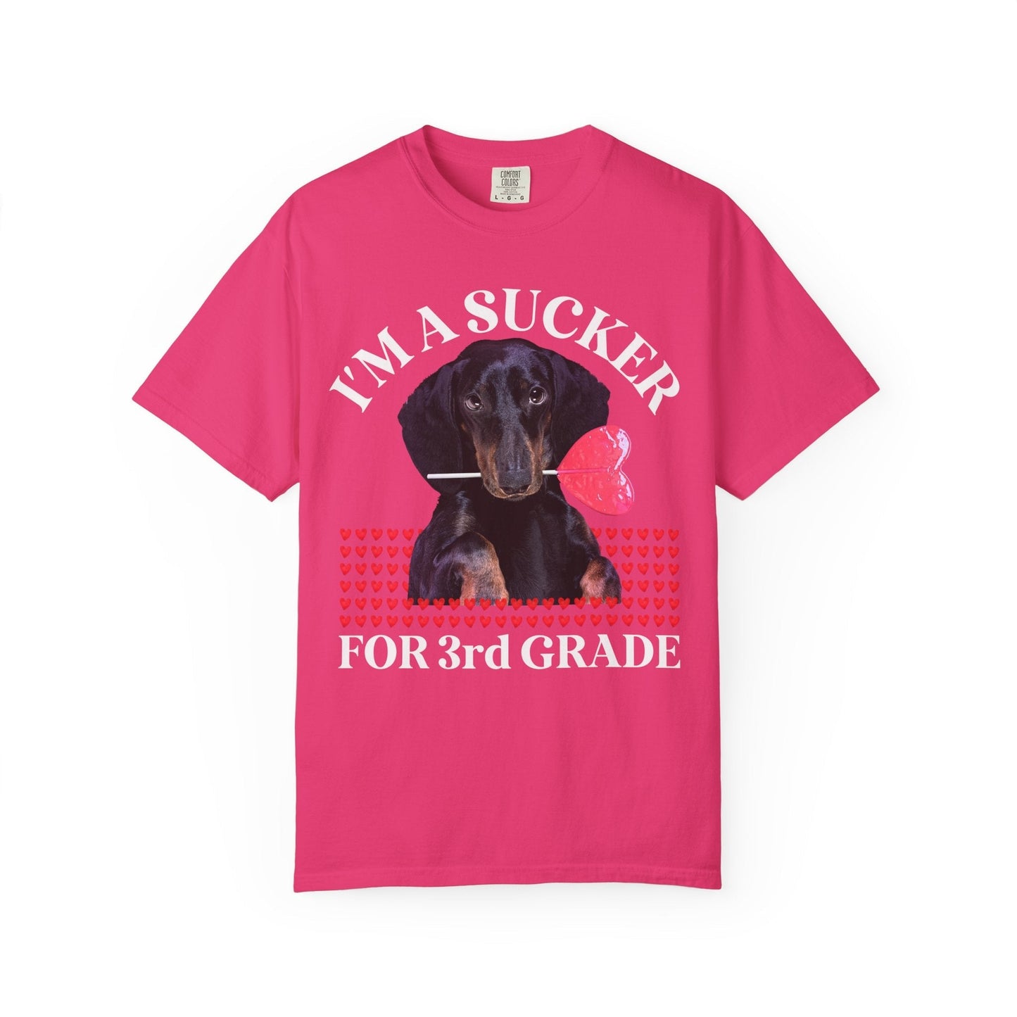 Teacher Valentine's Tee Shirt: I'm a Sucker for (Subject)