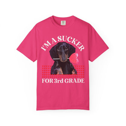Teacher Valentine's Tee Shirt: I'm a Sucker for (Subject)