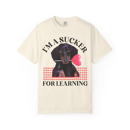 Teacher Valentine's Tee Shirt: I'm a Sucker for (Subject)