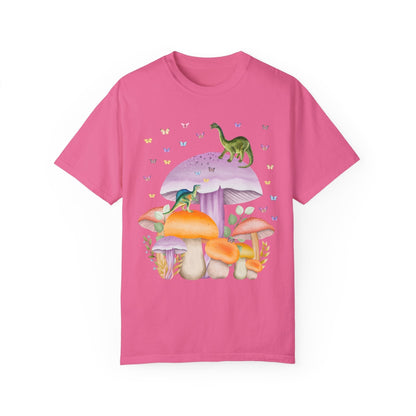 Tee: Dinosaurs on Mushrooms