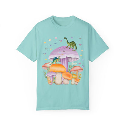 Tee: Dinosaurs on Mushrooms