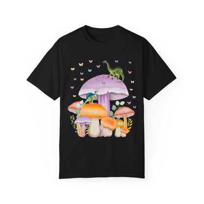 Tee: Dinosaurs on Mushrooms