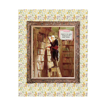 The Bookworm by Carl Spitzweg: There's No Such Thing As Too Many Books