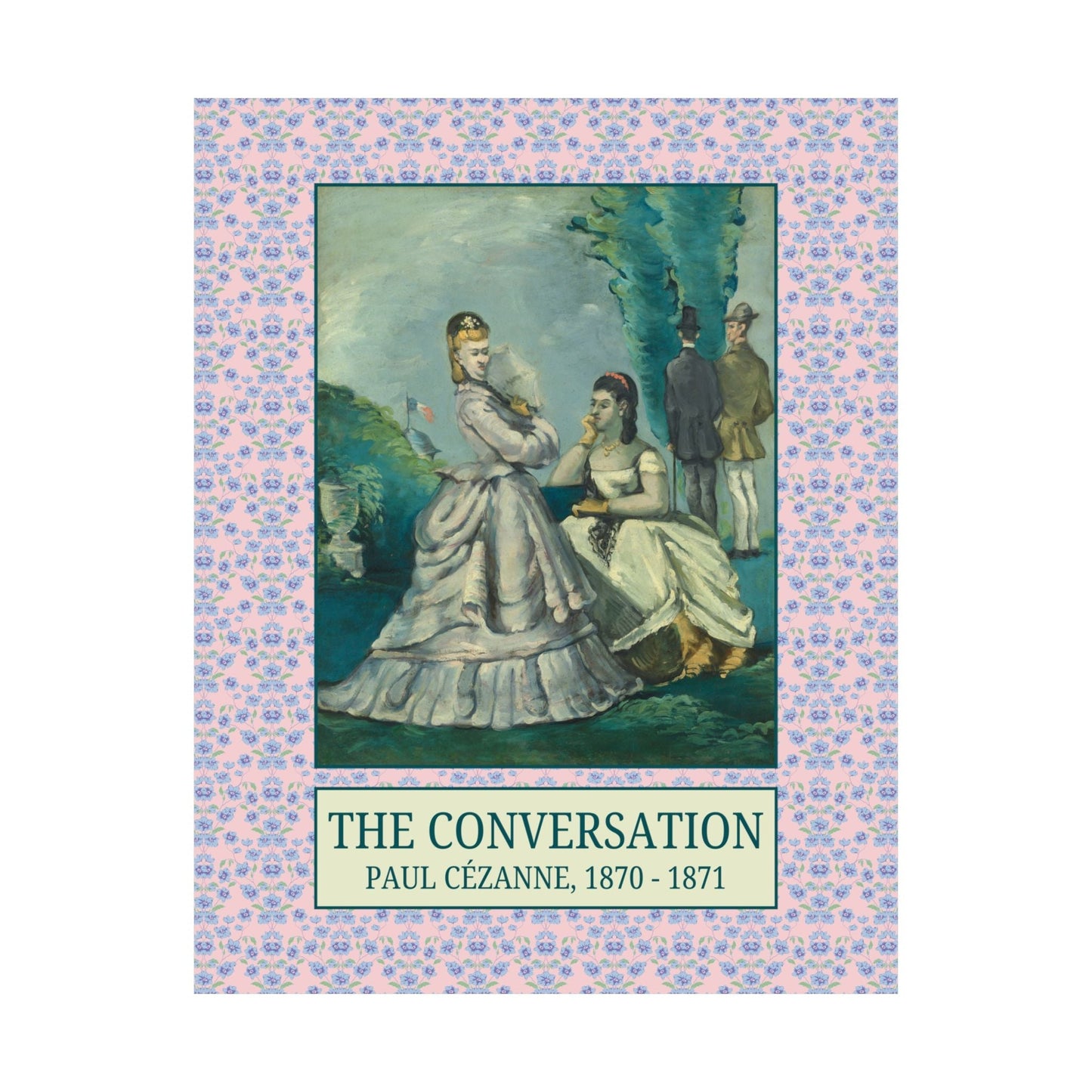 The Conversation by Cezanne Poster