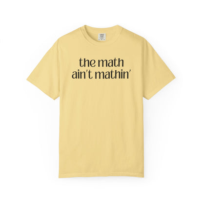 The Math Ain't Mathin'