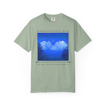 The Mountains Are Calling and I Must Go Art History Tee
