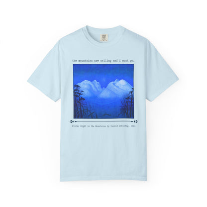 The Mountains Are Calling and I Must Go Art History Tee