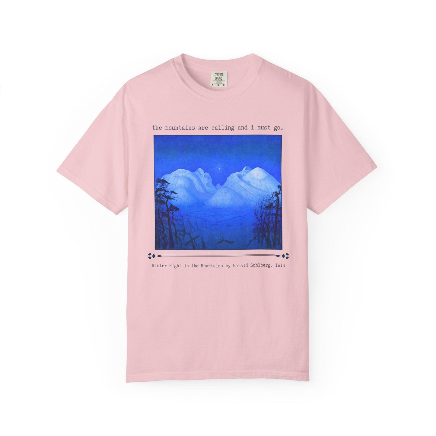 The Mountains Are Calling and I Must Go Art History Tee