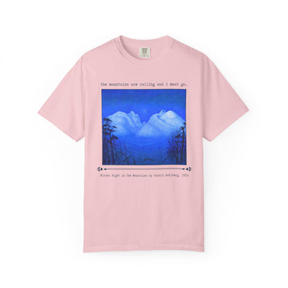 The Mountains Are Calling and I Must Go Art History Tee