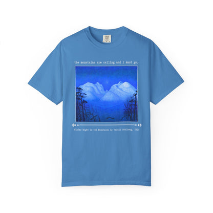 The Mountains Are Calling and I Must Go Art History Tee