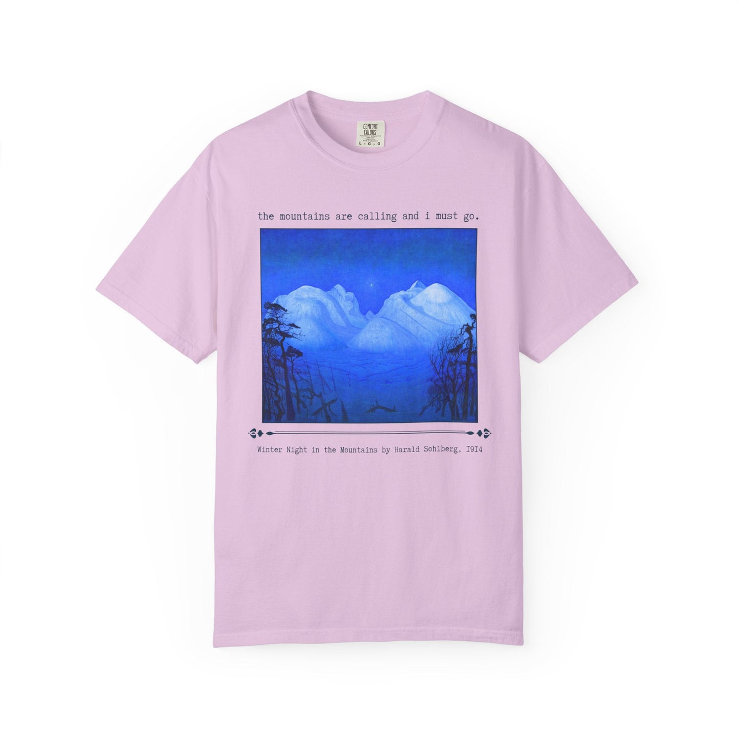 The Mountains Are Calling and I Must Go Art History Tee