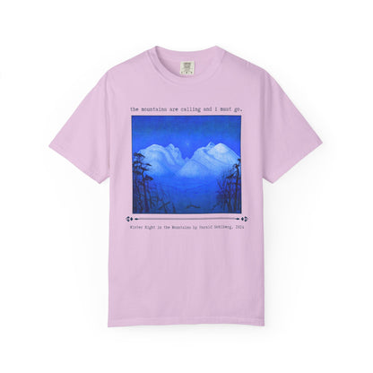 The Mountains Are Calling and I Must Go Art History Tee