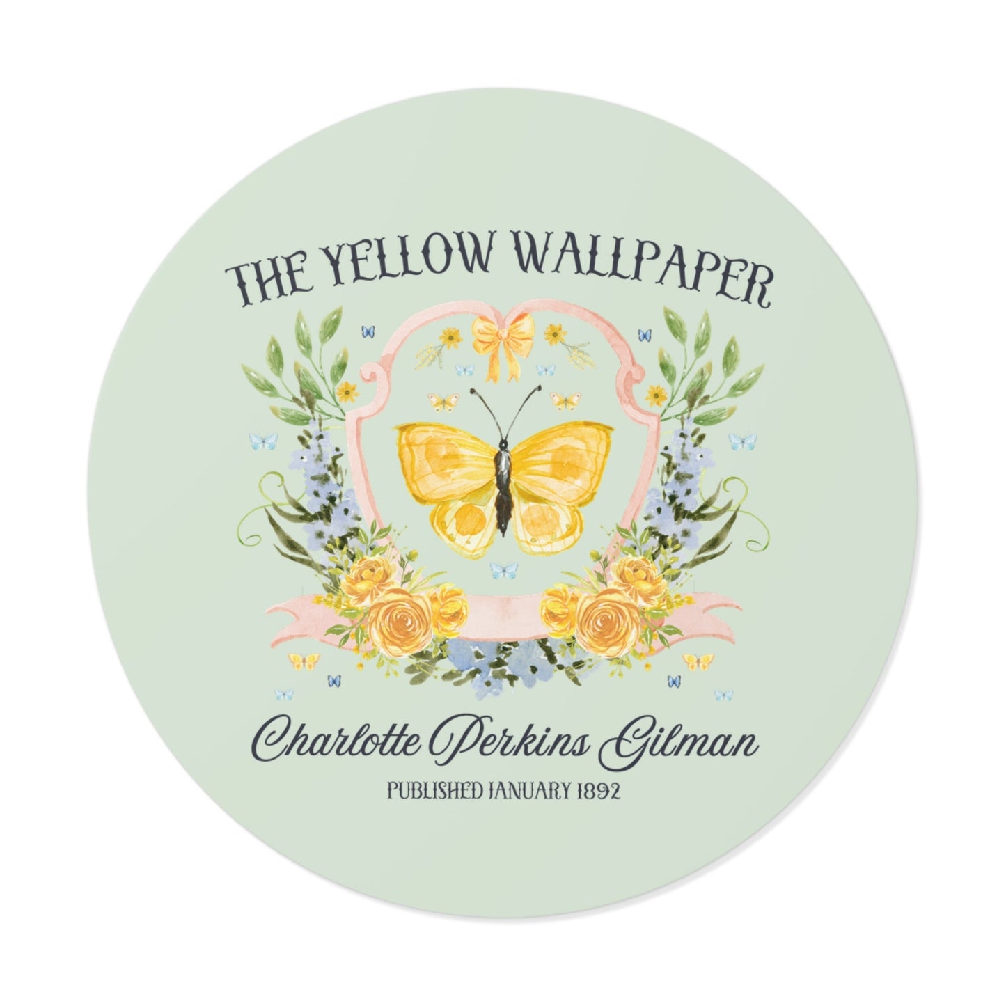 The Yellow Wallpaper Sticker