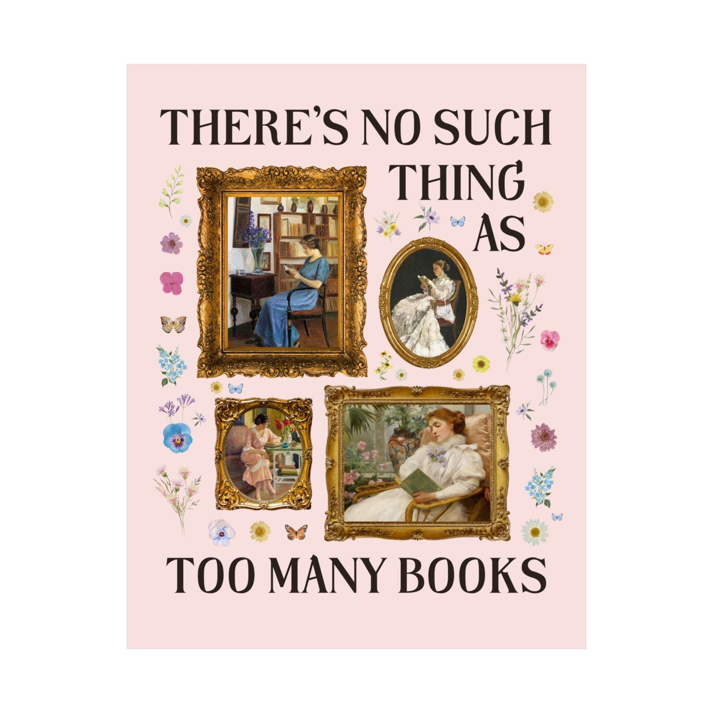 Bookish Art History Poster