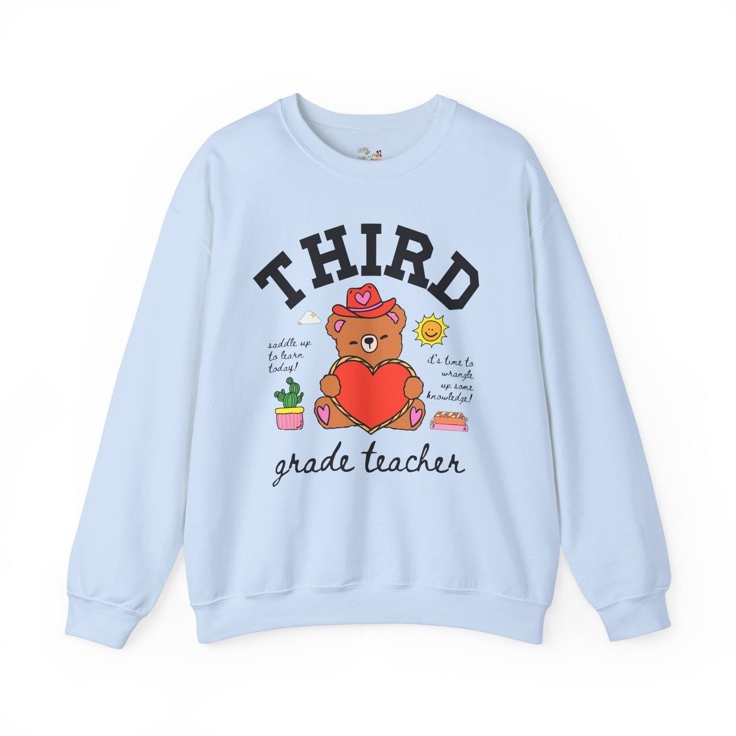 3rd Grade Teacher Bear Sweatshirt