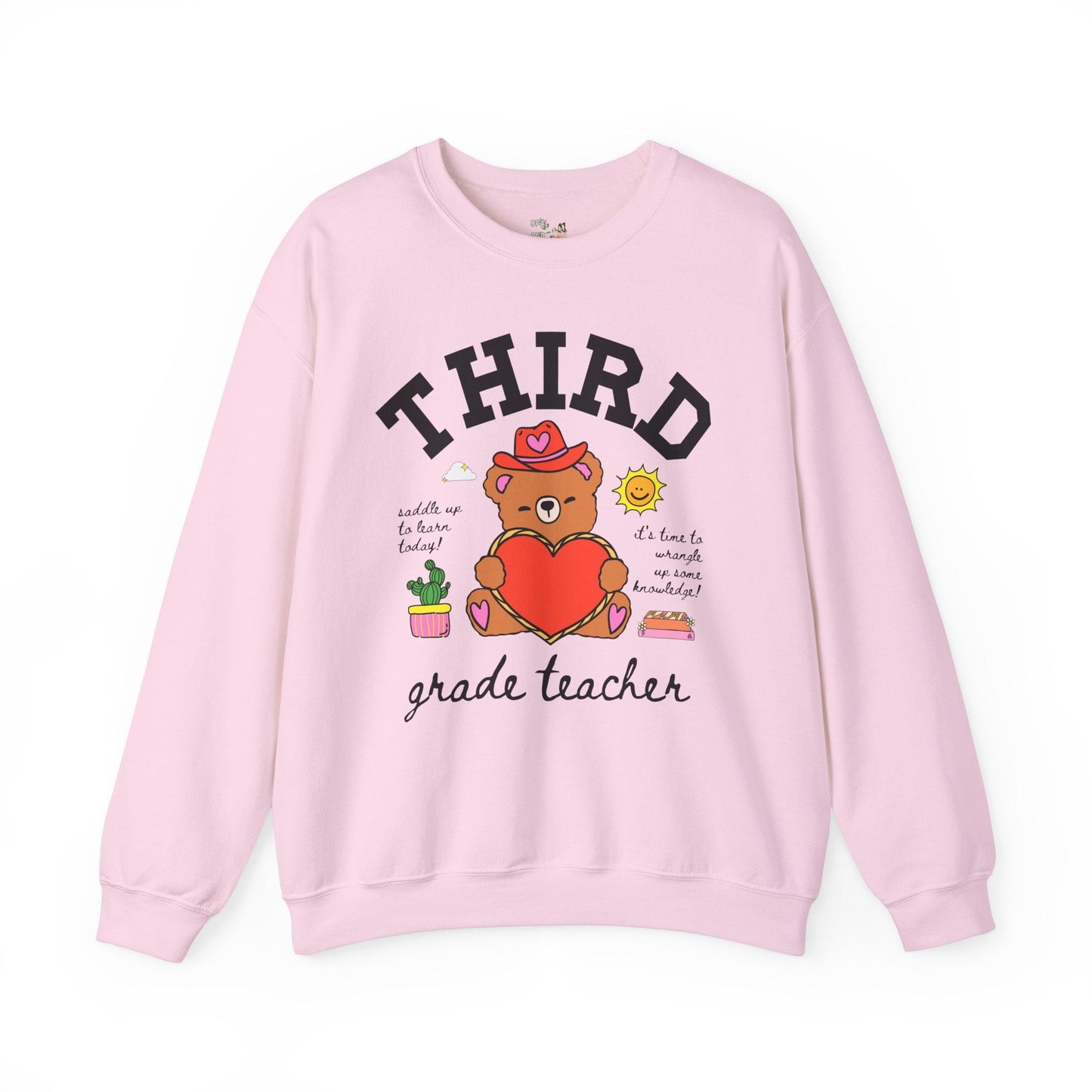 3rd Grade Teacher Bear Sweatshirt