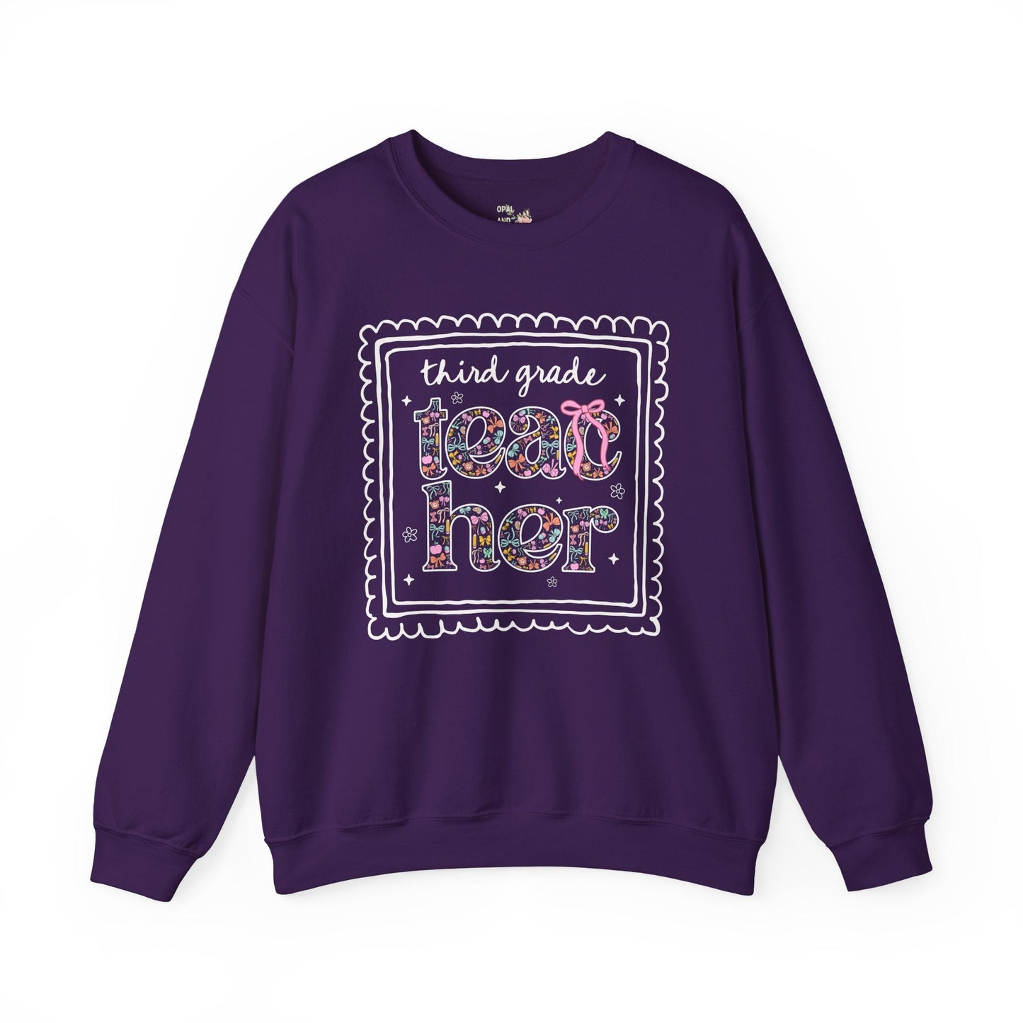 Third Grade Teacher Sweatshirt for Back to School