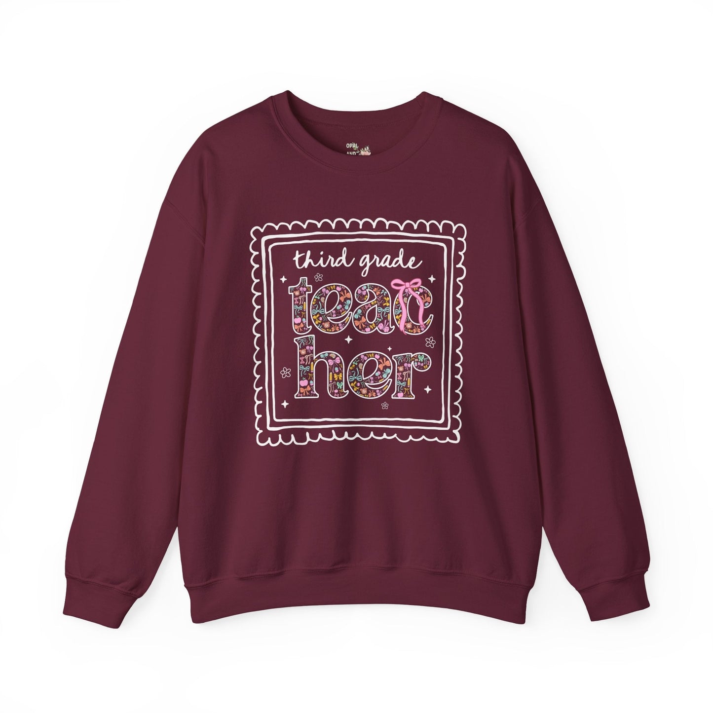 Third Grade Teacher Sweatshirt for Back to School