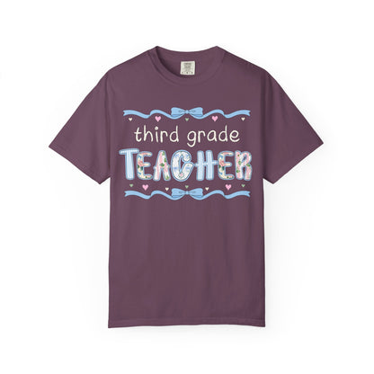90s Vibe Third Grade Teacher Tee