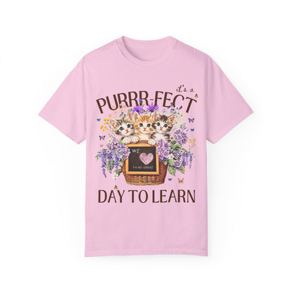 Third Grade Teacher Tee with Cats