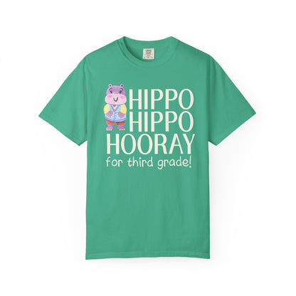 Hippo Third Grade Tee