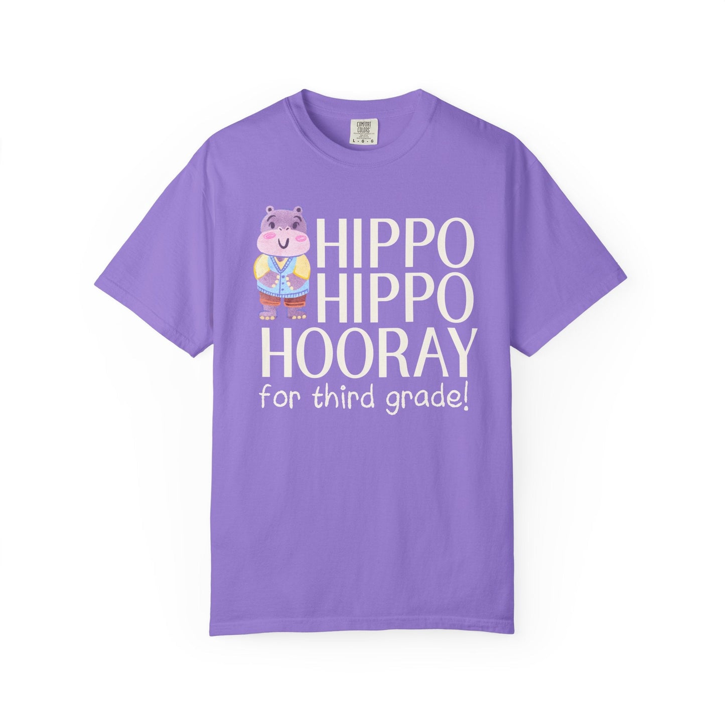 Hippo Third Grade Tee