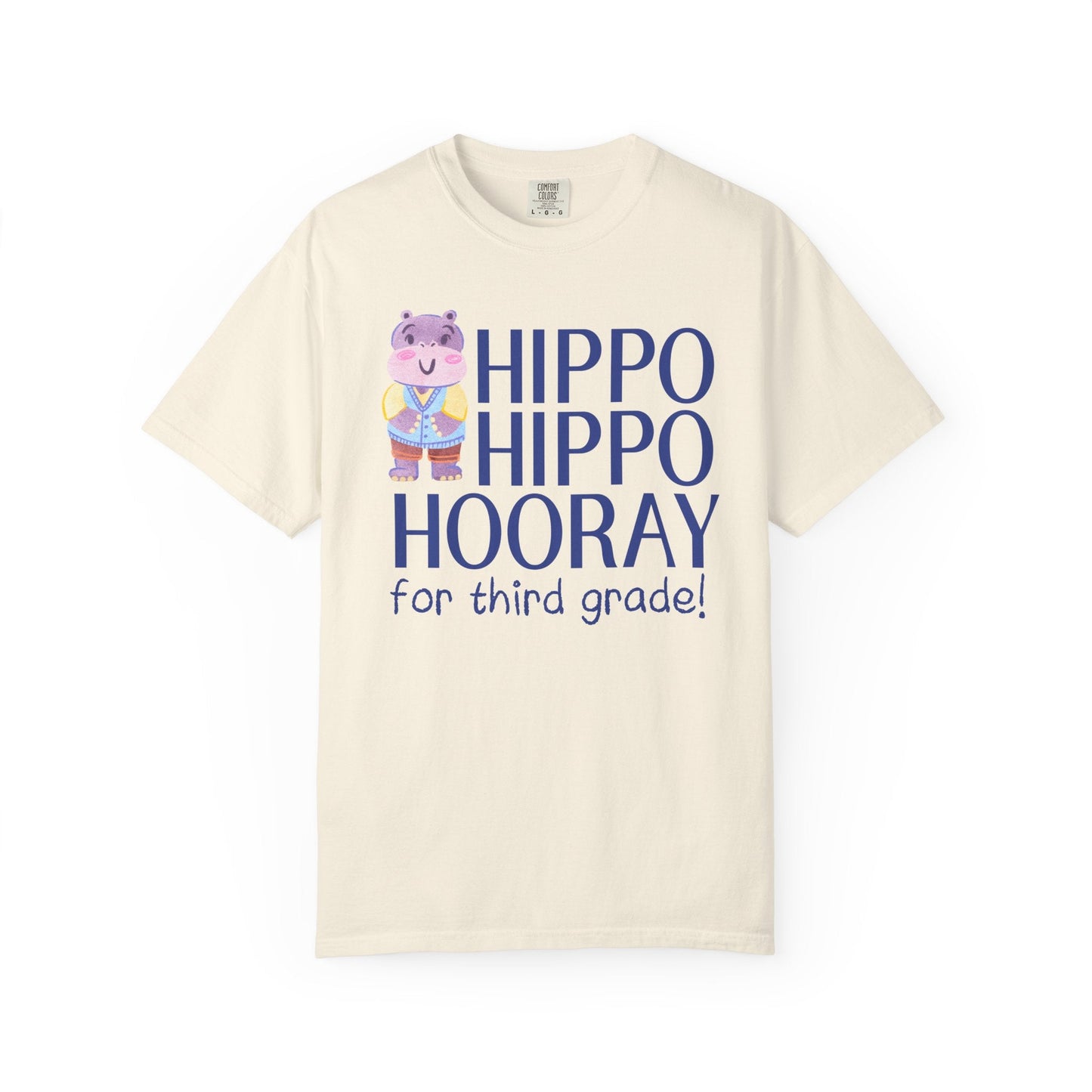 Hippo Third Grade Tee