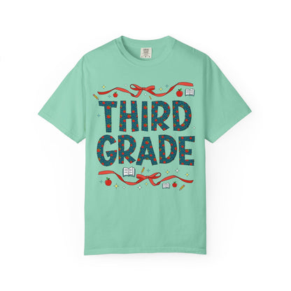 Third Grade Teacher Bow Tee