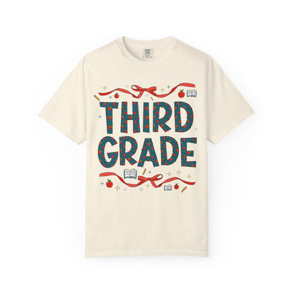 Third Grade Teacher Bow Tee