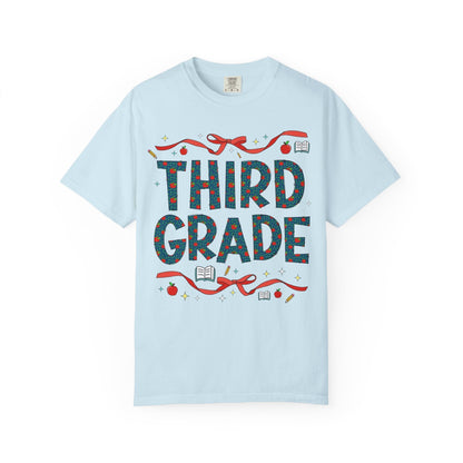 Third Grade Teacher Bow Tee