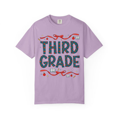 Third Grade Teacher Bow Tee