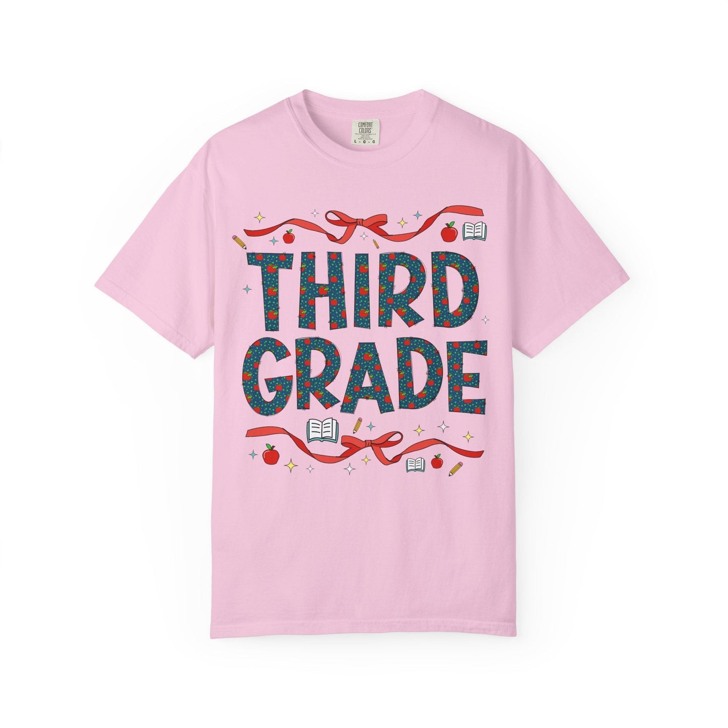 Third Grade Teacher Bow Tee