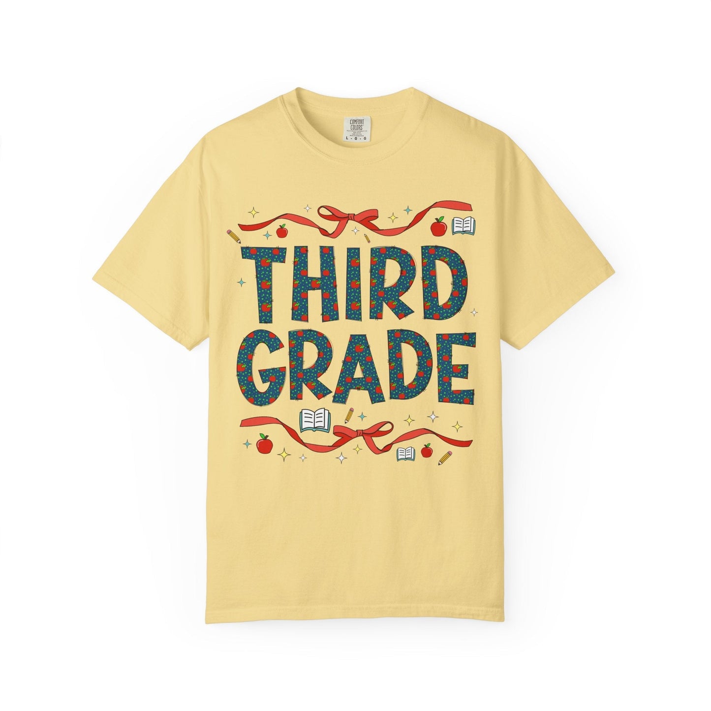 Third Grade Teacher Bow Tee