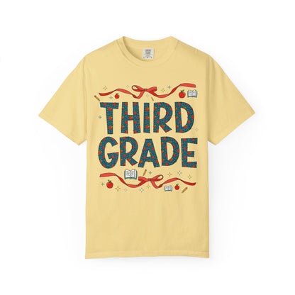 Third Grade Teacher Bow Tee