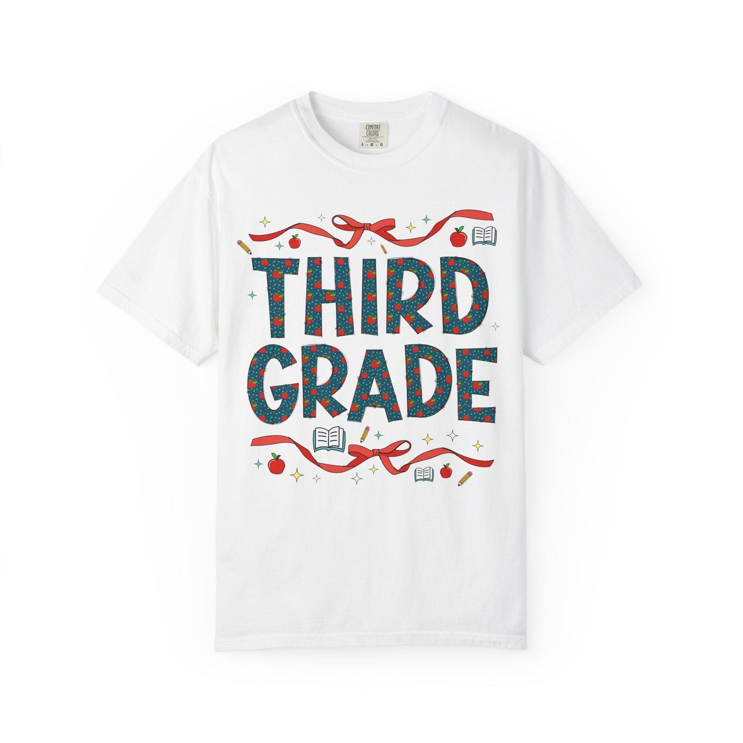 Third Grade Teacher Bow Tee