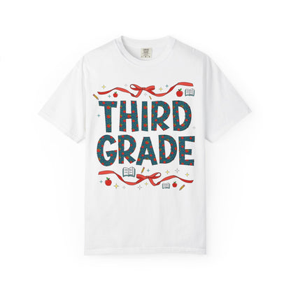 Third Grade Teacher Bow Tee