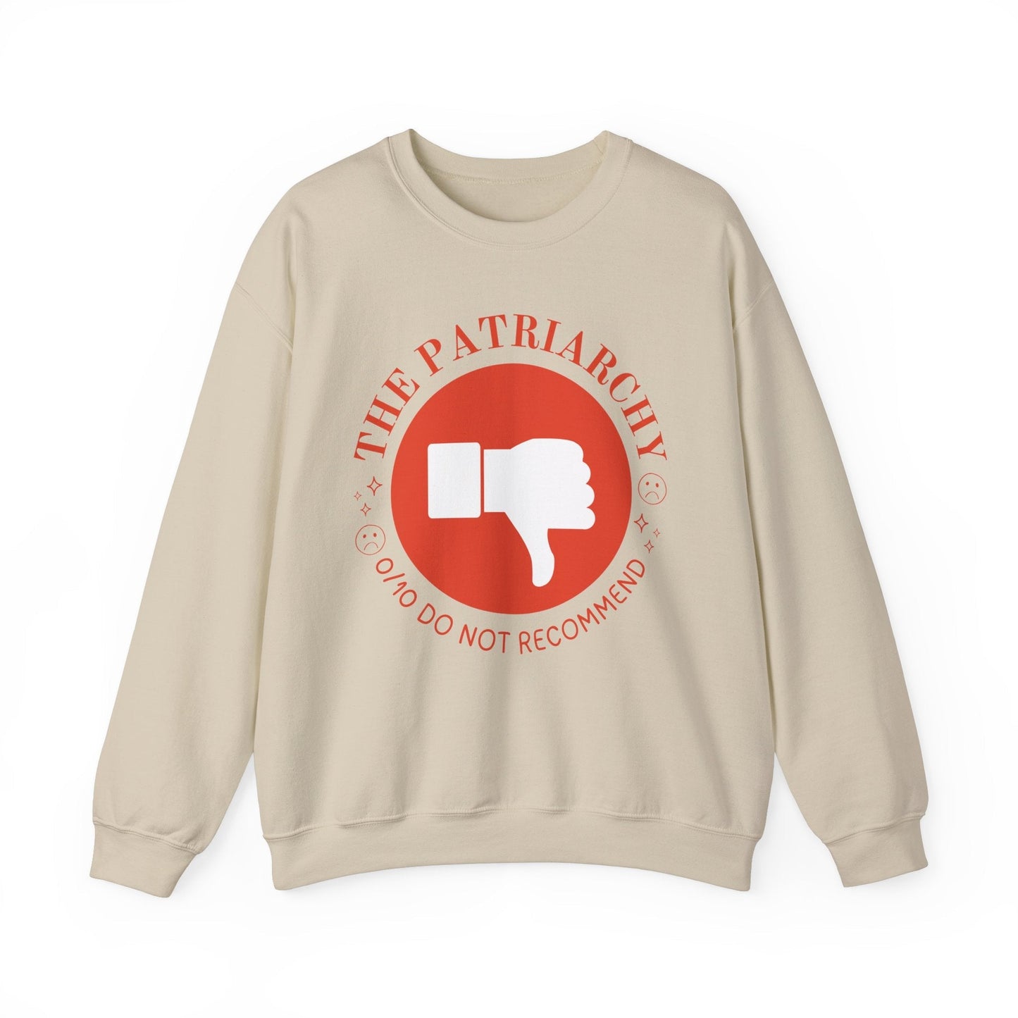 Thumbs Down Feminist Sweatshirt