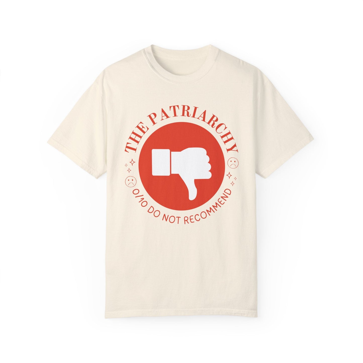 Thumbs Down Feminist Tee Shirt