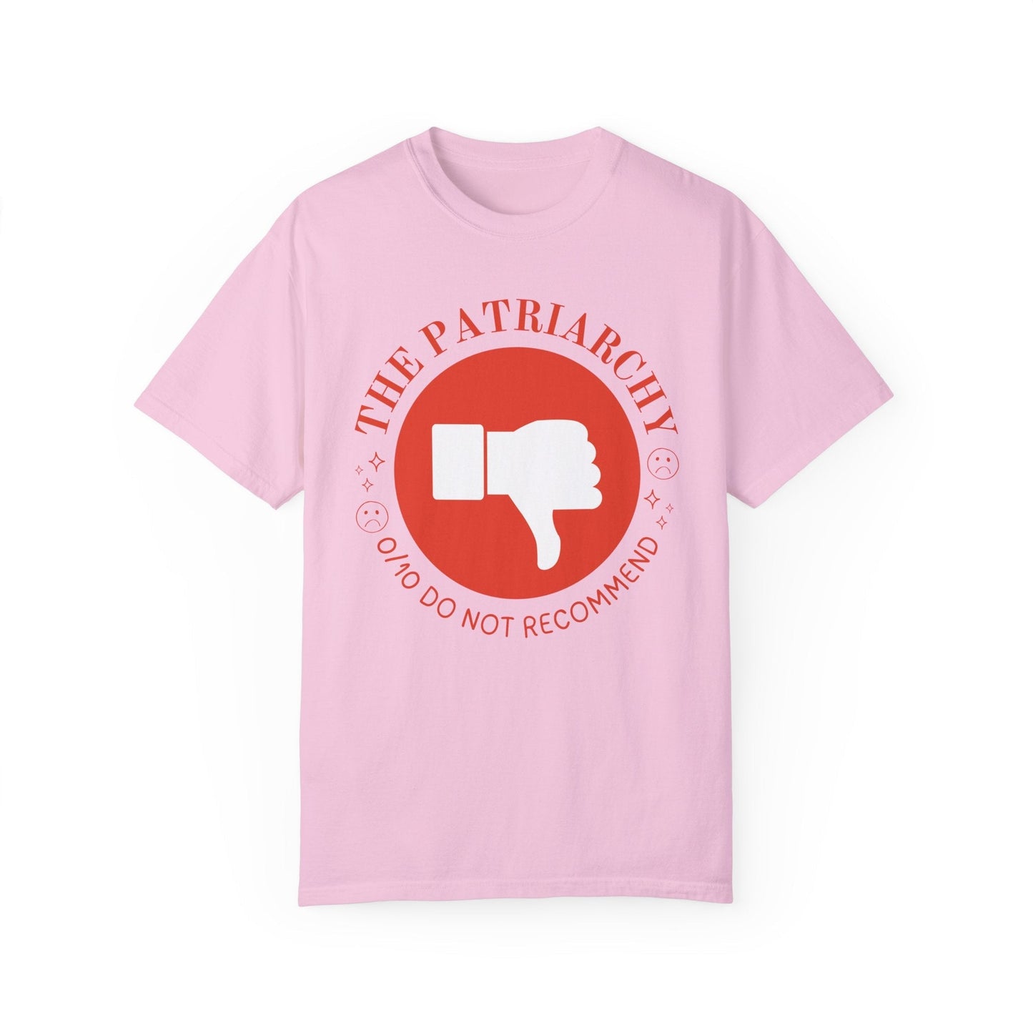 Thumbs Down Feminist Tee Shirt