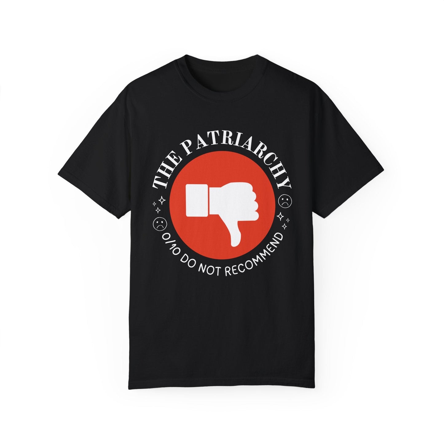 Thumbs Down Feminist Tee Shirt