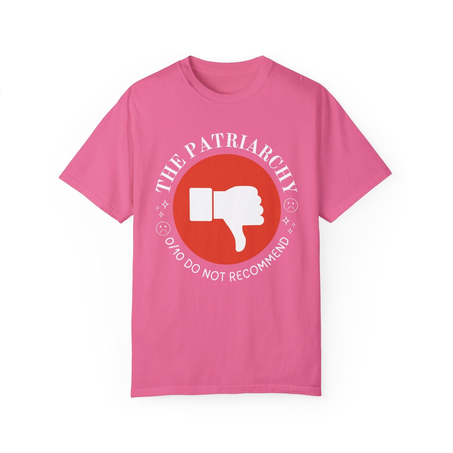 Thumbs Down Feminist Tee Shirt